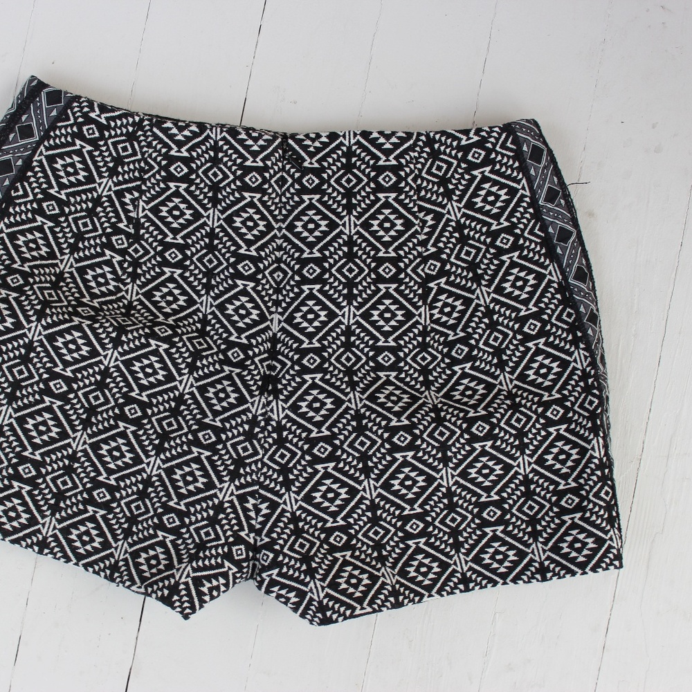 Boho Aztec print summer shorts
